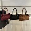 Retro Casual Suede Largecapacity Bag Women's New Fashion Commuter Shoulder Bag Portable Tote Bag