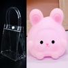 2023 Cartoon Cute Rabbit Night Light: Cordless LED Bedside Ornament for Kids