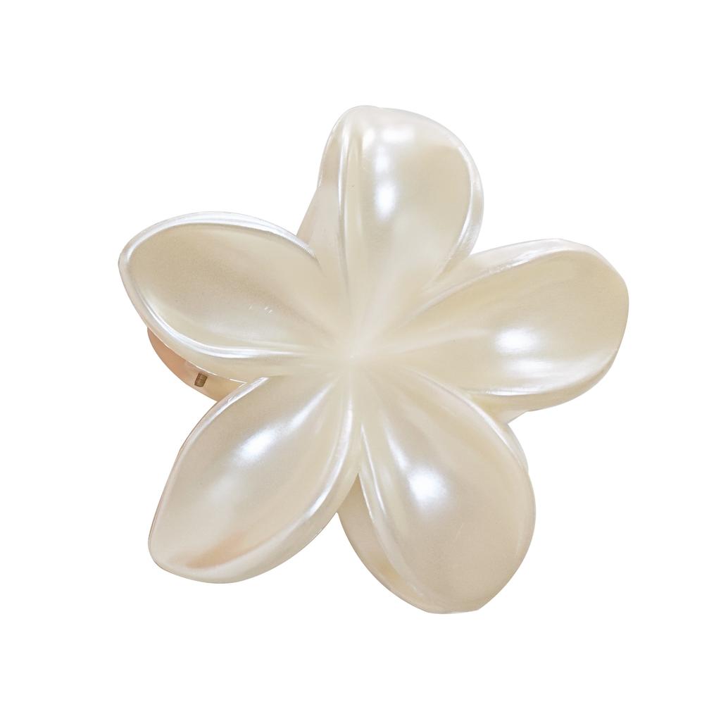 1/2Pcs Gradient Colored Flower Acrylic Hair Claws Clip Women Girls Sweet Hairpins Beach Hawaiian Style Hair Accessories
