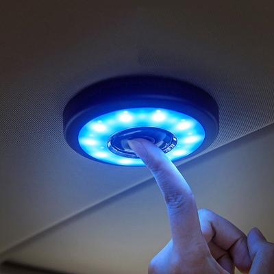 LED Car Ceiling Light Dual-Color USB Rechargeable Ambient Night Light