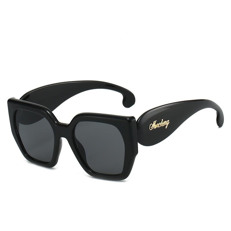 

New Retro Leopard Gradient Square Women And Men Sunglasses Personality Luxury Colorful Frame Casual Versatile Glasses Uv400 as picture