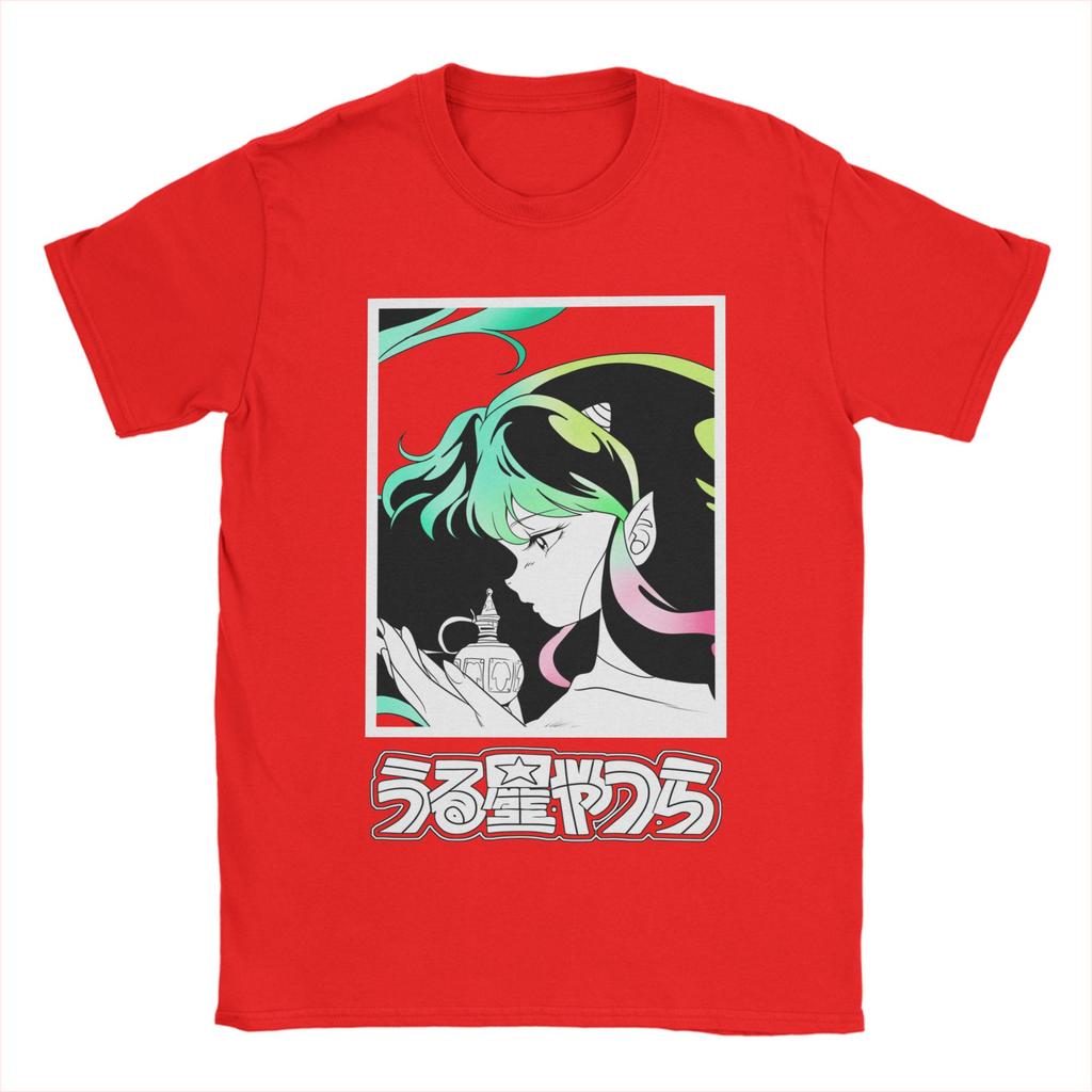 Men's T-Shirts Urusei Yatsura Lum Awesome 100% Cotton Tees Short Sleeve Anime T Shirt Crew Neck Clothes Gift Idea