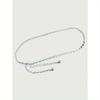 1pc Stylish Zinc Alloy Chain Waist Belt, Gold/Silver Color, Versatile Metal Waist Chain To Match Dress, Skirt, Pants, Suitable For Valentine's Day