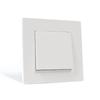 China EU Standard Single Pole Modern Luxury Wall Mount Switch PC Panel 1 Gang Wall Light Control Switch