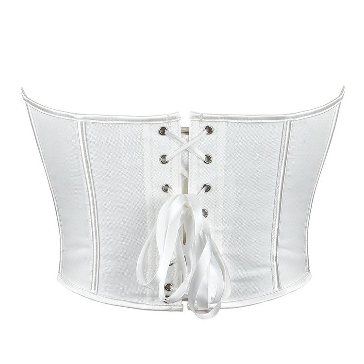 Schwarzes mattes trägerloses sexy Court-Top für Damen