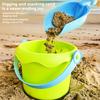 4Piece Kids Beach Sand Toy Set Water And Sand Shovel Beach Bucket Soft Rubber Summer Children Playing With Sand Toys