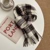 Selected 100 Small Wool Scarves Autumn and Winter Classic Plaid Scarves Unisex Warm Scarves