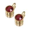 10pcs Stainless Steel Birthstones 6mm Zircon Charms Pendants Rhinestone Crystal Beads for Necklace Bracelet Jewelry Making DIY
