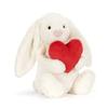 Jellycat Rabbit Plush Toy With Love Heart Design And Pp Cotton For Children Gift