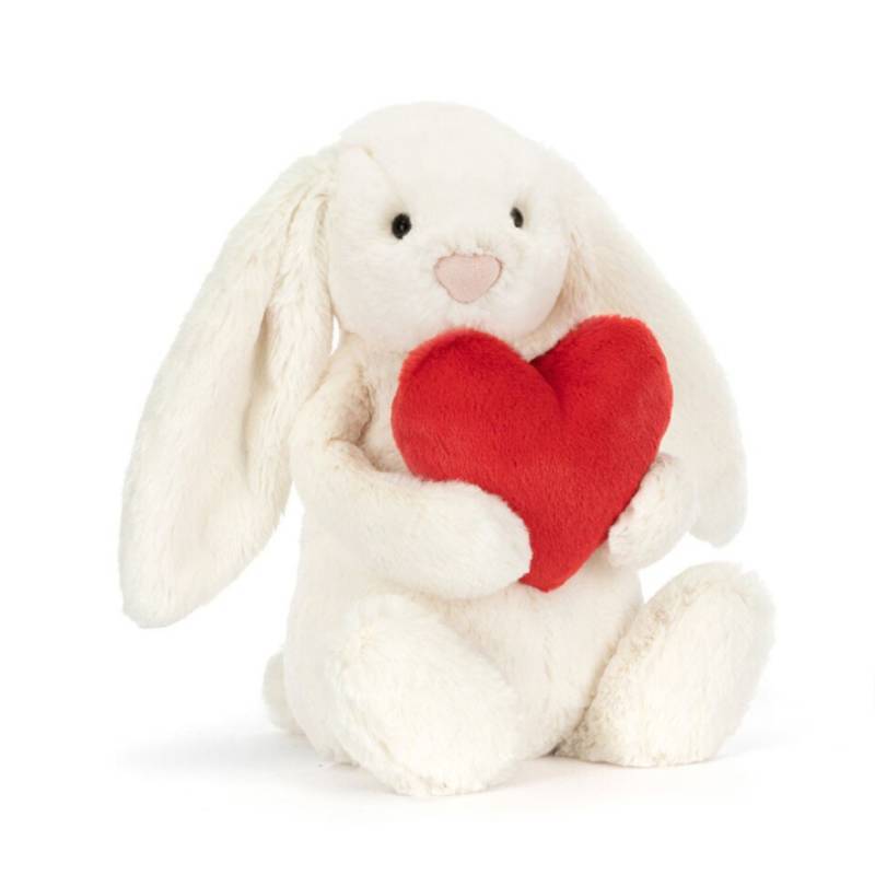 Jellycat Rabbit Plush Toy With Love Heart Design And Pp Cotton For Children Gift