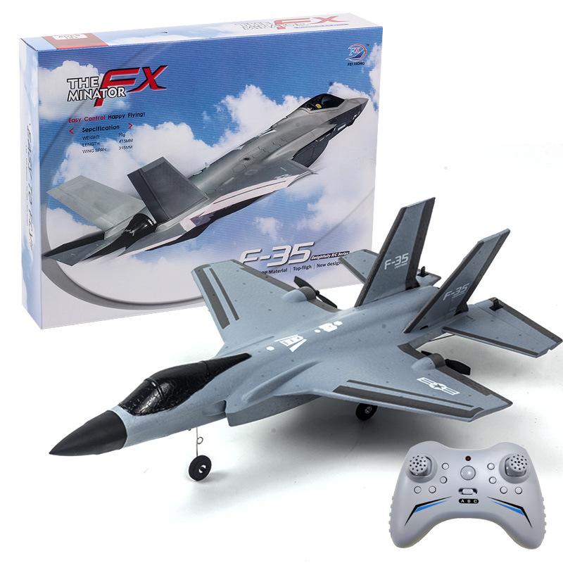FX935 RC Fly Fjernkontroll Seilfly F35 Jagerfly 2.4G Hobbyfly EPP Skum Trådløst elektronisk Leke Gutt Barnegave