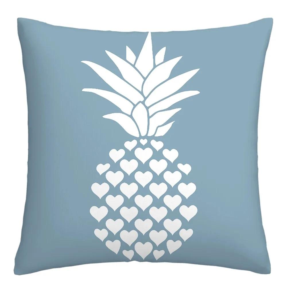 Blue and White Geometric Decorative Pillowcase Living Room Office Home Pillowcase Car Ornaments Ideal Gift