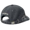 Nomanual Ball Cap   Layered Graphic   Washed Charcoal
