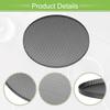 ACROPIX Universelles 5,5" Lautsprechergitter-Gewebe für Audio-Subwoofer 142x6,5mm Rahmenlos Schwarz - Set of 2