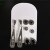 4 Pairs/Set Women Crystal Bohemian Earring Stud Earrings for Women Boucle D'oreille Jewelry Dazzling Cubic Zirconia Opal Brincos