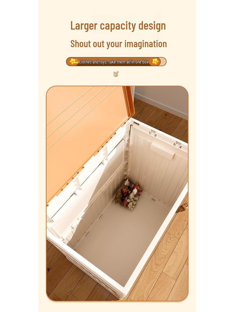 Large Capacity Folding Storage Box for Household Clothes and Jackets