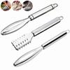 3-teiliges Edelstahl-Fischschuppenentferner-Set, Multifunktionale Fischschuppen-Reinigungsbürste und Schaber für schnelles Schuppen