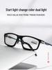 Photochromic Dual-Light Reading Glasses - Trendy Anti-Slip Aluminum-Magnesium Design for Men & Women
