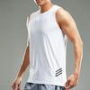 Men's Running Tank Top Fitness Wear Shirts Tops Man Sports First Layer Undershirt Ice Vest Sweatshirt Gym Tees Singlet Marathon