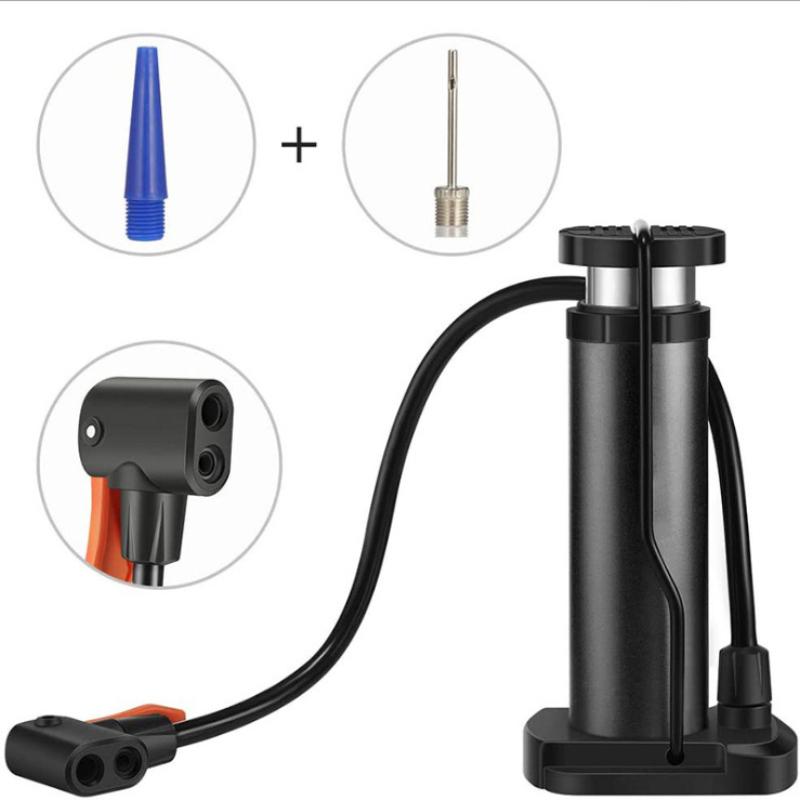 Bicycle Portable Bicycle Accessories Multifunctional Valve Foot Inflator Pump Save Energy for Electric Bike Biking Air Pump