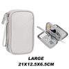 Torba do przechowywania akcesoriów cyfrowych Etui ochronne na dysk twardy Power Bank Pendrive Słuchawki Kabel do transmisji danych Pyłoszczelne przechowywanie
