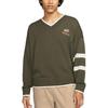 Nike Sweaters Men's Workwear Khaki V Neck Moderate DX0009-325