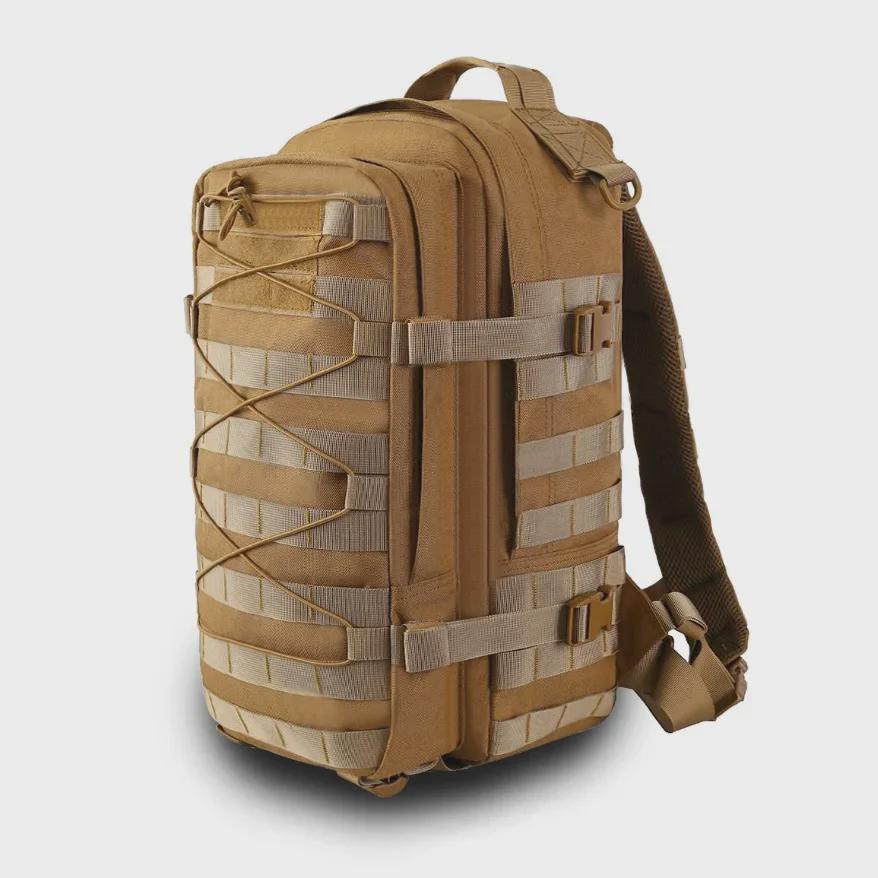 Falcon Tactical Mountaineering Backpack - Large, 3P Assault Gear for Outdoor Sports and Military Enthusiasts.