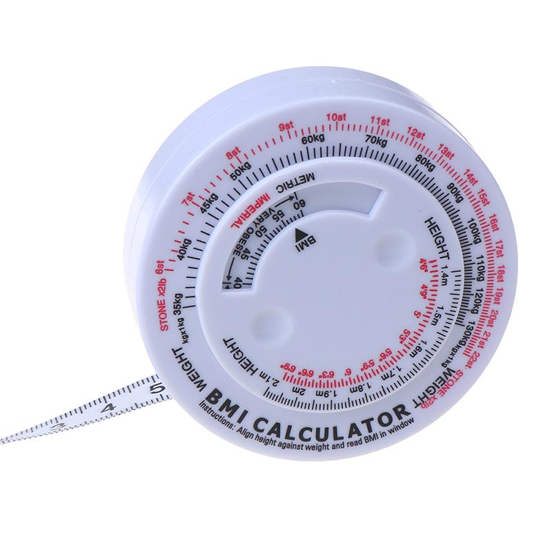 

1Pcs 150Cm Body Retractable Tape For Diet Weight Loss Tape Measure One Size
