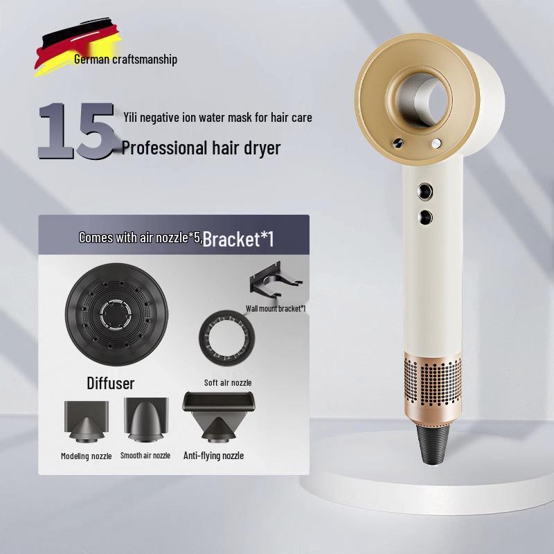High-Power Professional Hair Dryer: Constant Temperature, Silent Design for Hair Care in Hotels and Supermarkets.