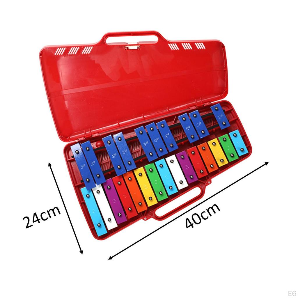 Children's Xylophone Music Instrument 25 Note Glockenspiel for Early Learning