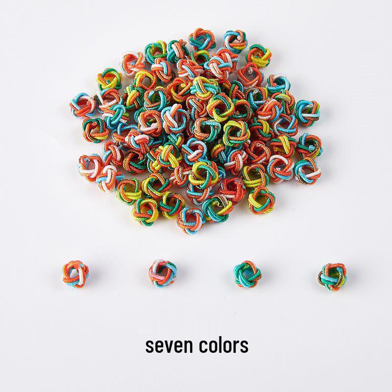 Colorful Handmade Pineapple Knot Bracelet Kit: Red String & Braided Rope Materials