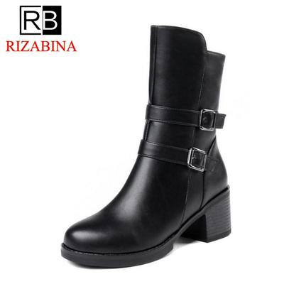 Botas Tamaño Plataforma Piel Caliente Mujeres 34 43 Aicciaizzi TBqAW