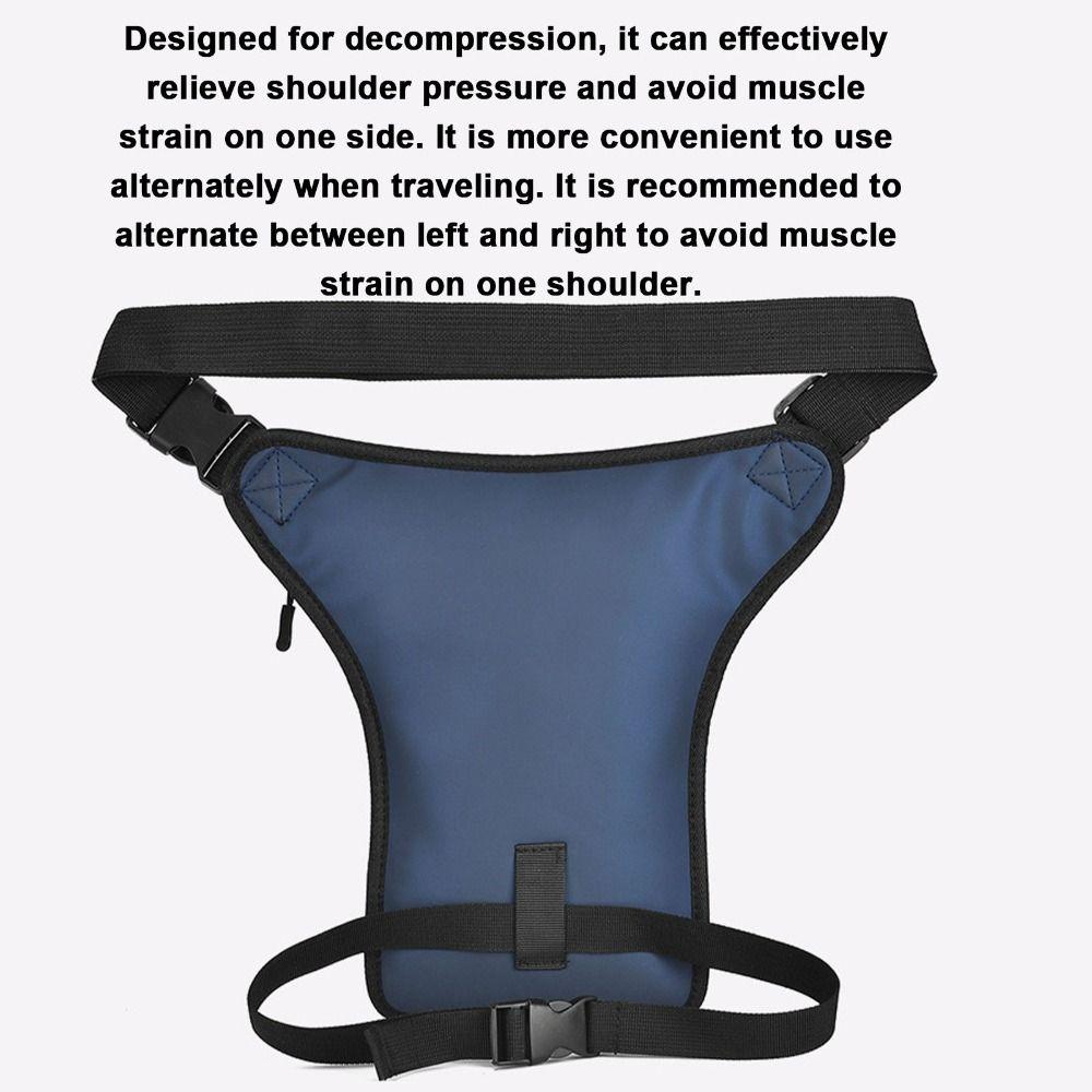 Purse Waist Fanny Pack Waterproof Waist Bag Motorcycle Bag Motorcycle Leg Bag Drop Leg Belt Pouch