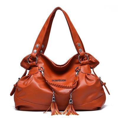 Módní dámská taška přes rameno z PU kůže Tote Messenger Hobo Bag