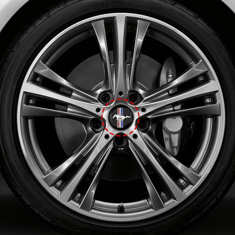 4pcs Car Wheel Center Hub Cap Rim Cover Emblem Decal For Ford Focus Mk3 Fiesta Ranger Fusion Mondeo Mustang Fusion Kuga Ecosport