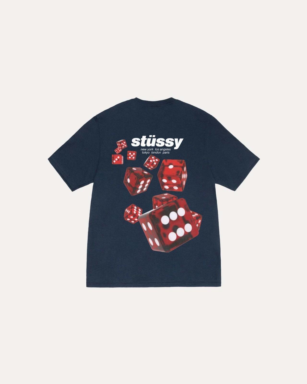 Stussy Rollers Tee Navy S