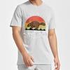 Streetwear Unisex Rundhals T-Shirt Lässiges T-Shirt Ein fleißiger Biber bekommt jeden Tag mehr Holz Unisex Oberteile Rock T-Shirt