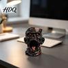 Stable Resin Pen Cup Gothic Skull Holder Realistic Zombie Head Makeup Brush Organizer Large Capacity Desktop Dark Home Office Decor Storage