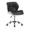 Adjustable Swivel Bar Stool with Backrest - Modern High Stool for Home or Salon