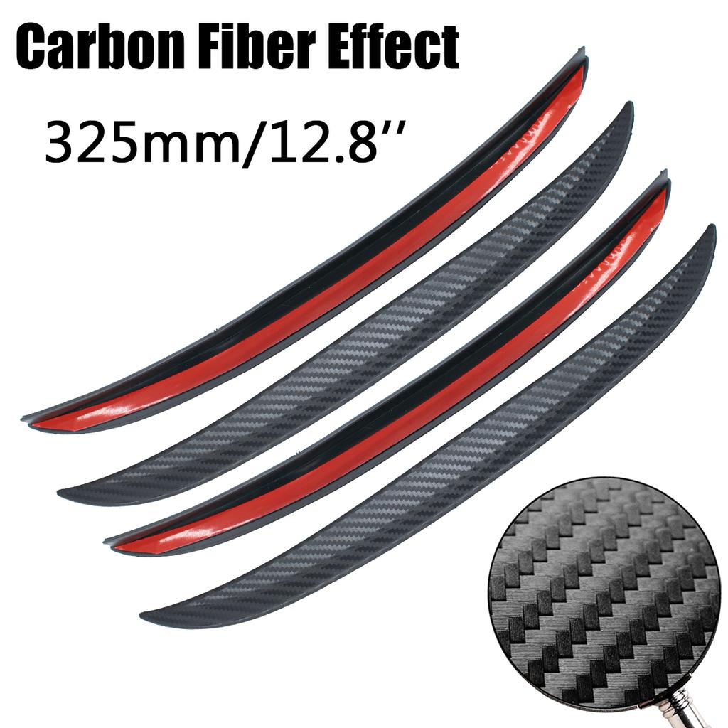 Universal Carbon Fiber Rad Augenbraue Bogen Fender Flares Abdeckung Trim Kotflügel Schutz Lip Streifen Schlamm Klappen Auto
