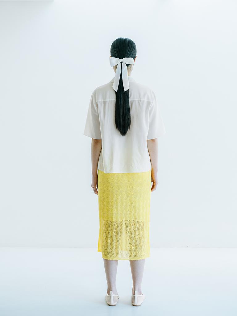 Reply Viscose Blended Lace Layered Skirt