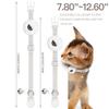 Per Collare per Gatto Apple AirTag, Collare per Animali Air Tag con Supporto AirTag e Campanellino Riflettente GPS Collare per Gattini per Ragazza Ragazzo Gatti gatos
