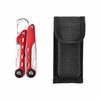 Basic 10-in-1 Multi-Tool Set with Nylon Case, Red