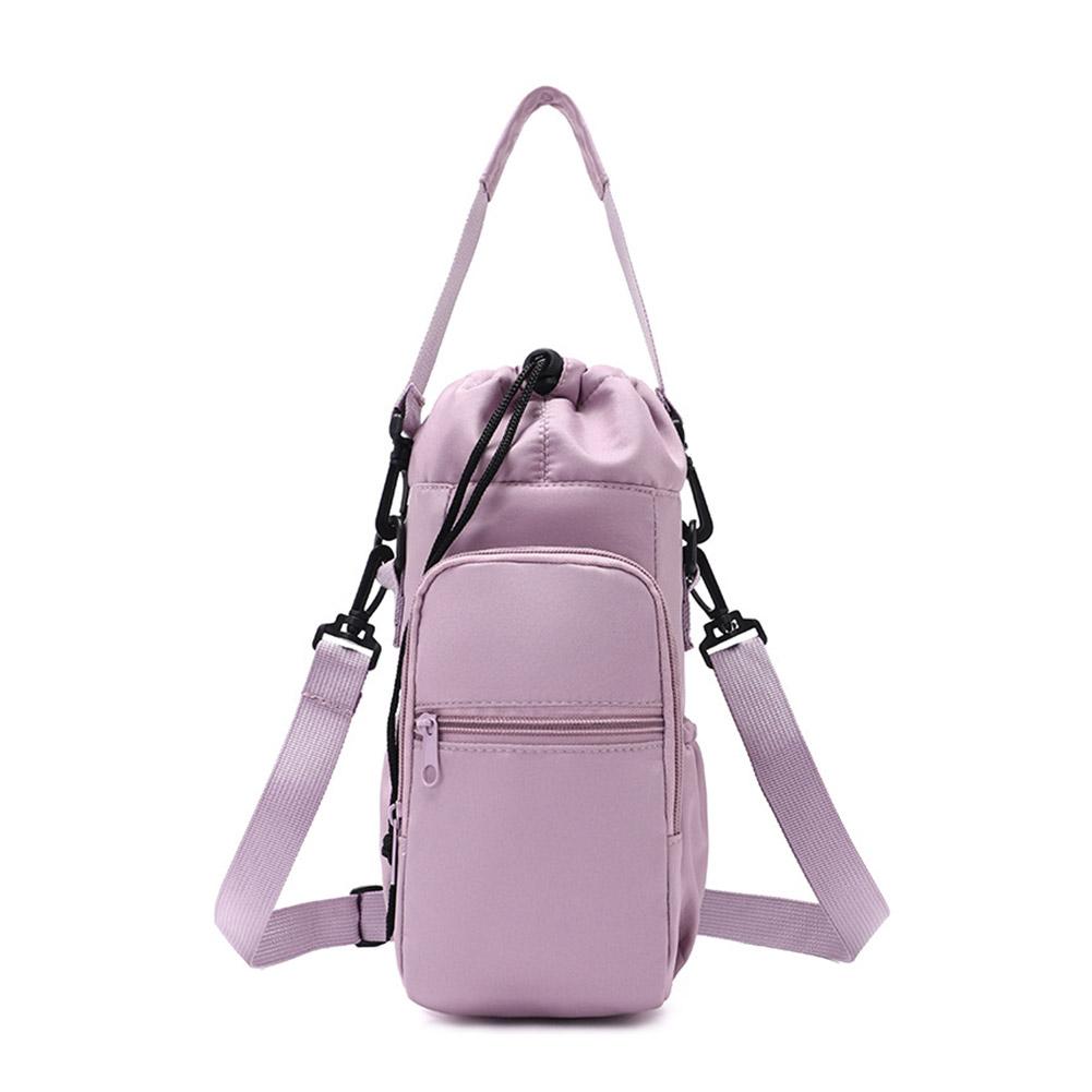 32oz 40oz Insulated Water Bottle Carrier Sling Bag with Phone Pocket Crossbody Gym Bag Water Bottle Holder with Adjustable Strap