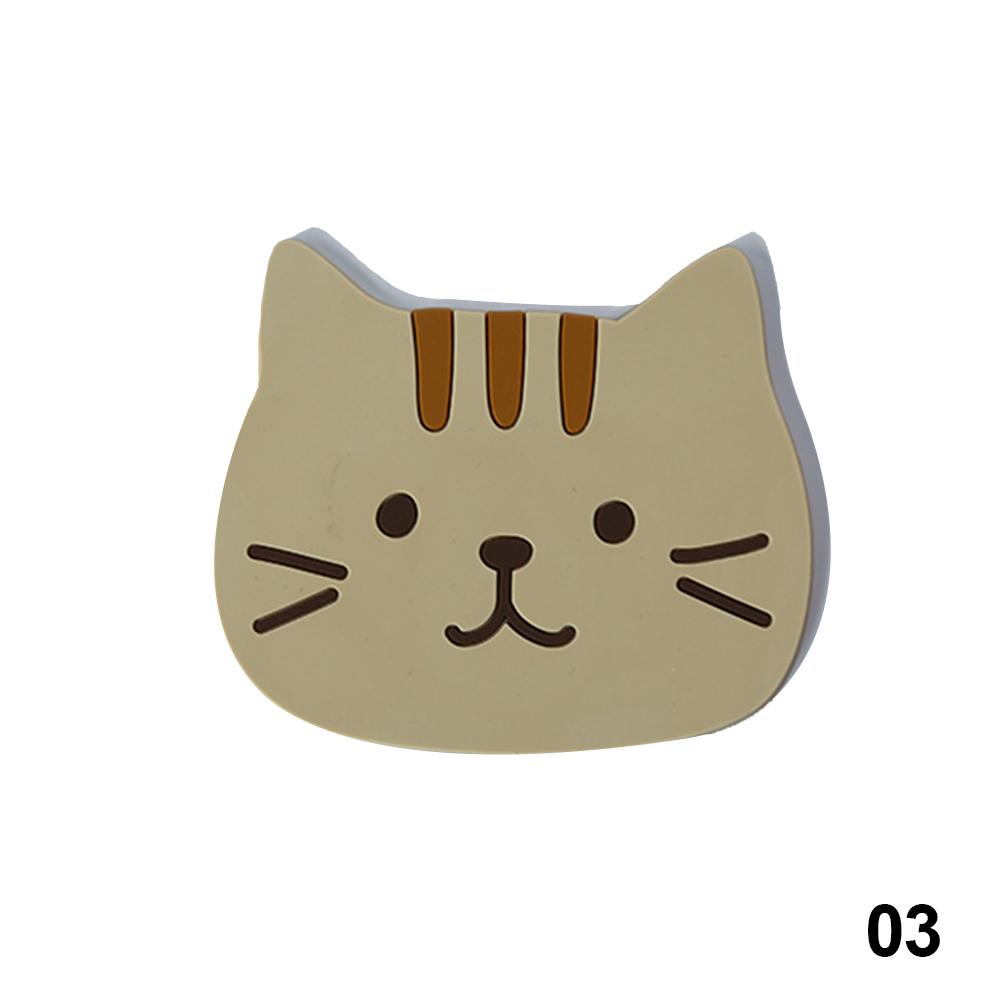 Cat Shaped Tea Coaster Cup Mat Pad Mug Holder Mat Coffee Drinks Table Placemats Heat-resistant Cup Coasters Home Decor Gift