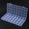 32 Grid Compartment Plastic Transparent Storage Box Jewelry Earring Bead Screw Organizer Case Container Display Holder