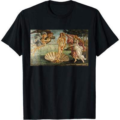 Födelsen av Venus Målning Konst T-shirt