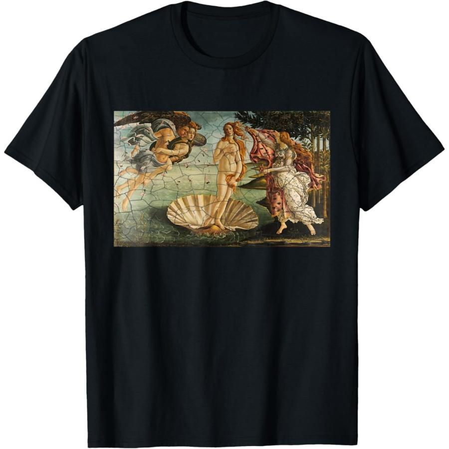 The Birth of Venus Painting Art T-Shirt XXXXXL чёрный