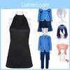 Kinsou No Vermeil Alto Lilia Disfraces de Cosplay Peluca Halloween Carnaval Comic Con ¡Perfecto Para Juego de Rol!