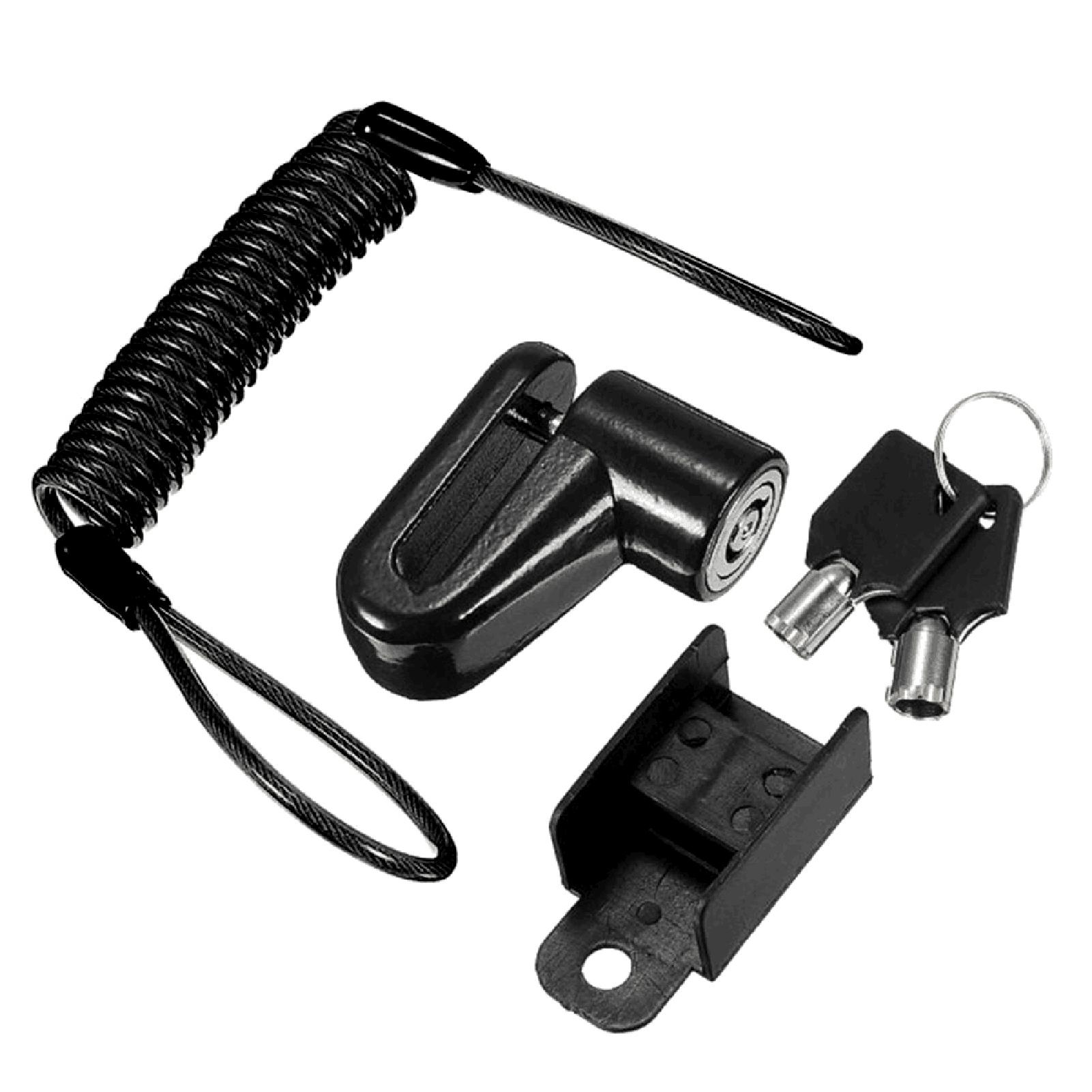 

Протиугінний сталевий дротяний замок, дискові гальма, блокувальник коліс, заміна для Xiaomi Mijia M365 Electric чорний